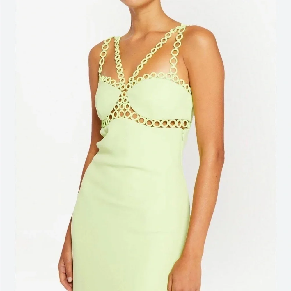 NWT Jonathan Simkhai Sevilla Sleeveless Midi Dress Size 12